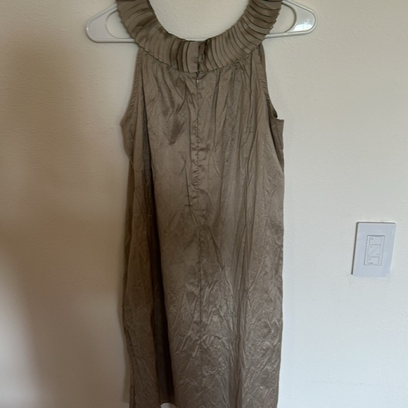 NWT Calypso St. Barth Silk Dress Taupe Medium - Picture 6 of 11